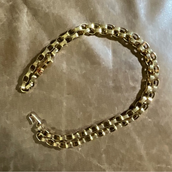 Napier Gold Toned Metal Link Belt Or Necklace Vintage main image 5